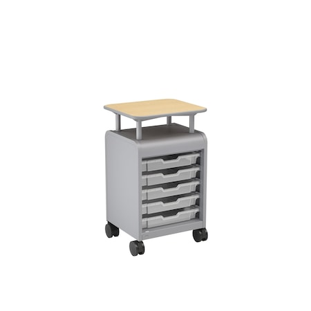 Smith Trades Industrial Storage Cabinet, 37 in H, 21 in W, Platinum 110105000PPMAPPCLR